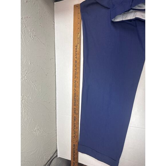 Ralph Ralph Lauren Black Label Blue Cuffed Dress Pants Pleated Front Size 38x32 - Picture 6 of 6